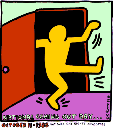 Coming Out Day by Keith Haring