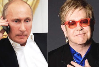 Vladimir Putin e Elton John