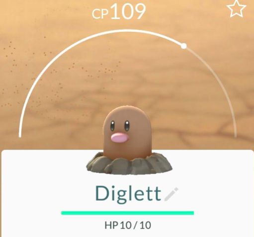 Diglett - Pokémon Go