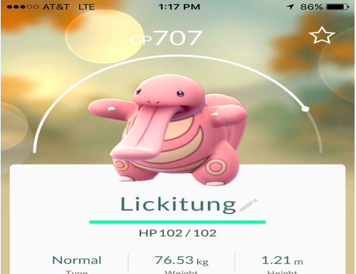 Lickitung - Pokémon Go