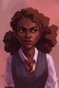 Hermione negra criada por fãs de Harry Potter