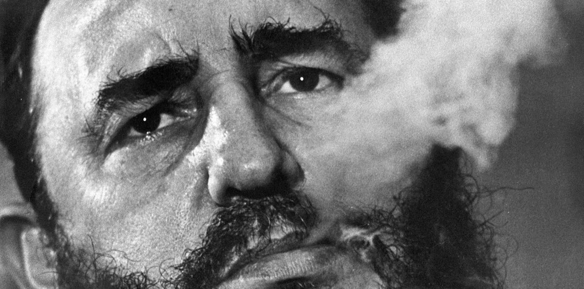 ** FILE ** Cuban Prime Minister Fidel Castro exhales cigar smoke during an interview at his presidential palace in Havana in this March, 1985, file photo taken by Associated Press photographer Charles Tasnadi. Tasnadi, who braved minefields and barbed wire to escape communist Hungary and went on to spend three decades as a top Associated Press photographer, died Thursday, Jan. 10, 2008, following a stroke. Famed for his skills as a photographer and revered as a great gentleman, Tasnadi was born Karoly Tasnadi on March 1, 1925 in Ajka, Hungary. (AP Photo/Charles Tasnadi, file)