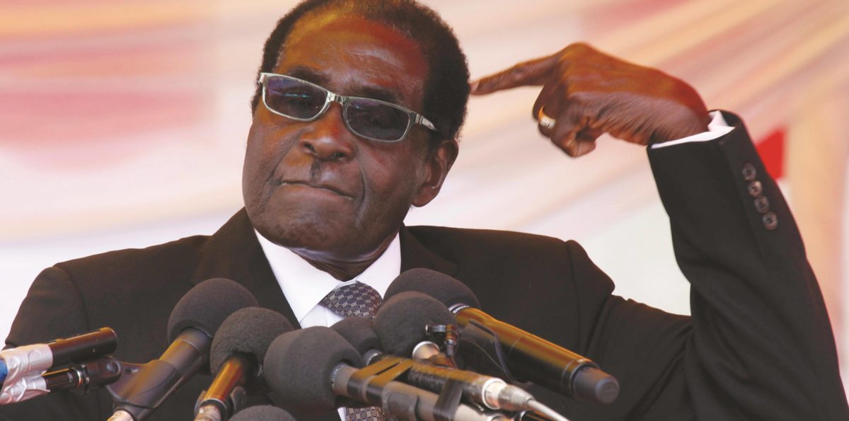 Robert Mugabe, ex-ditador do Zimbábue
